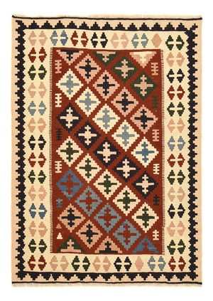 Kelim Teppich - Oriental - 142 x 100 cm - mehrfarbig