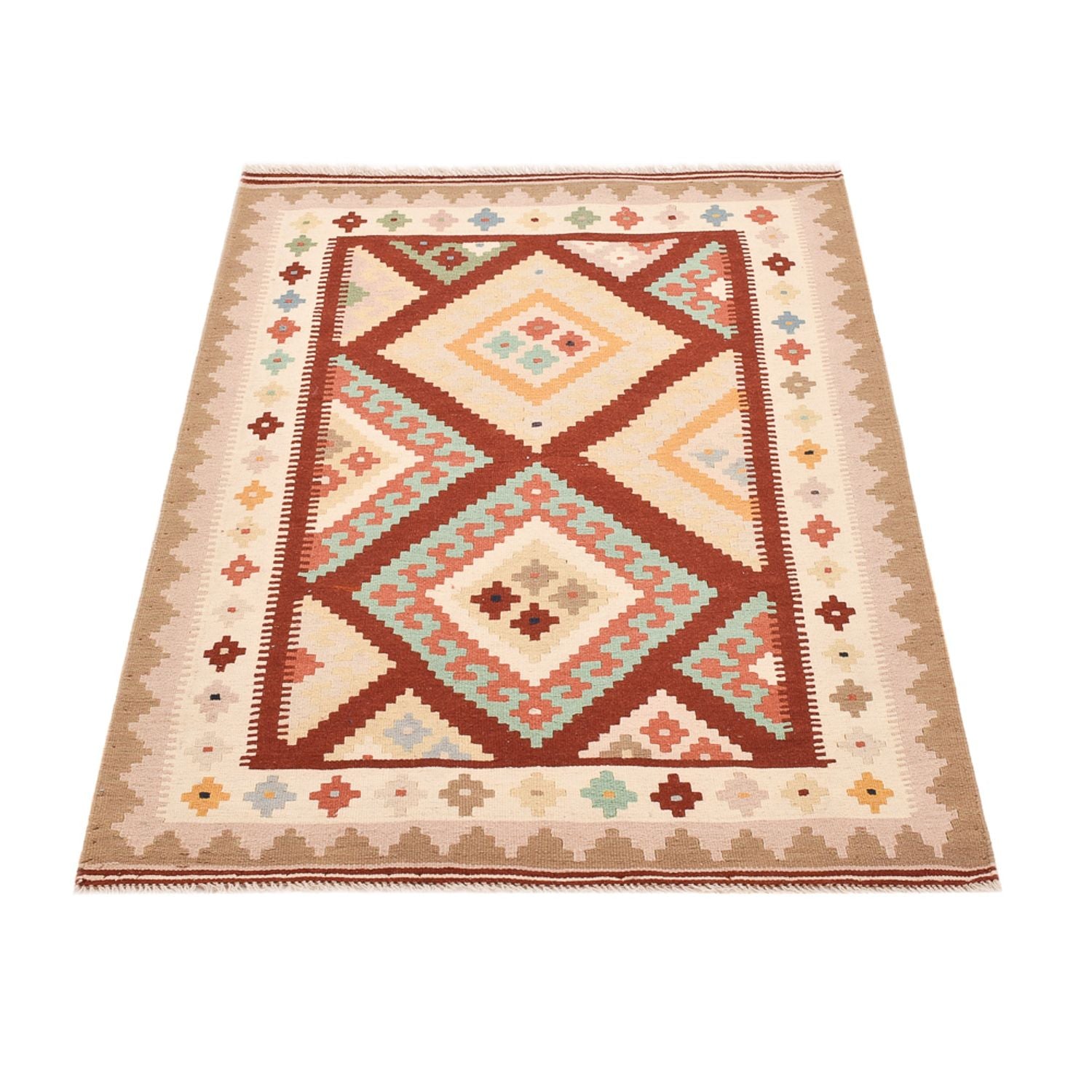 Kelim Teppich - Oriental - 150 x 103 cm - mehrfarbig