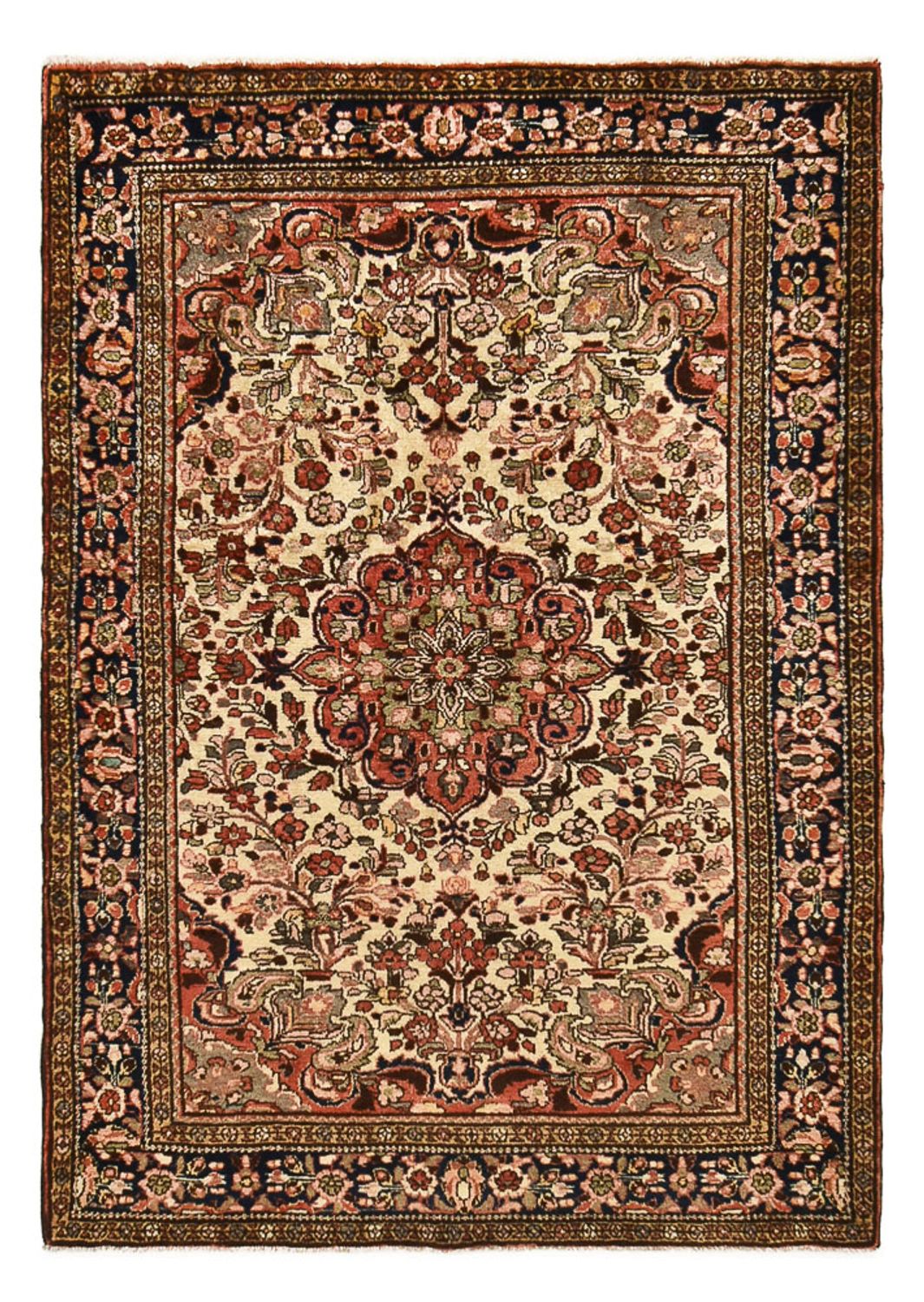 Perserteppich - Nomadic - 209 x 153 cm - dunkelbeige