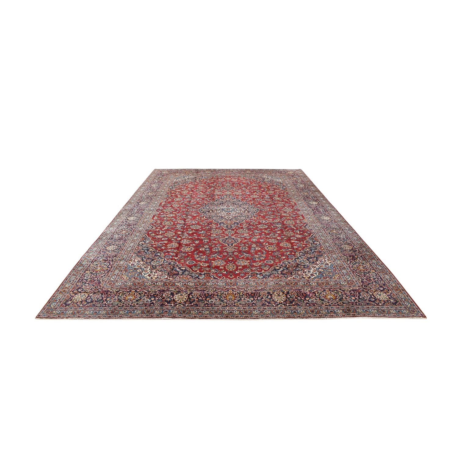 Perserteppich - Keshan - 455 x 301 cm - rot