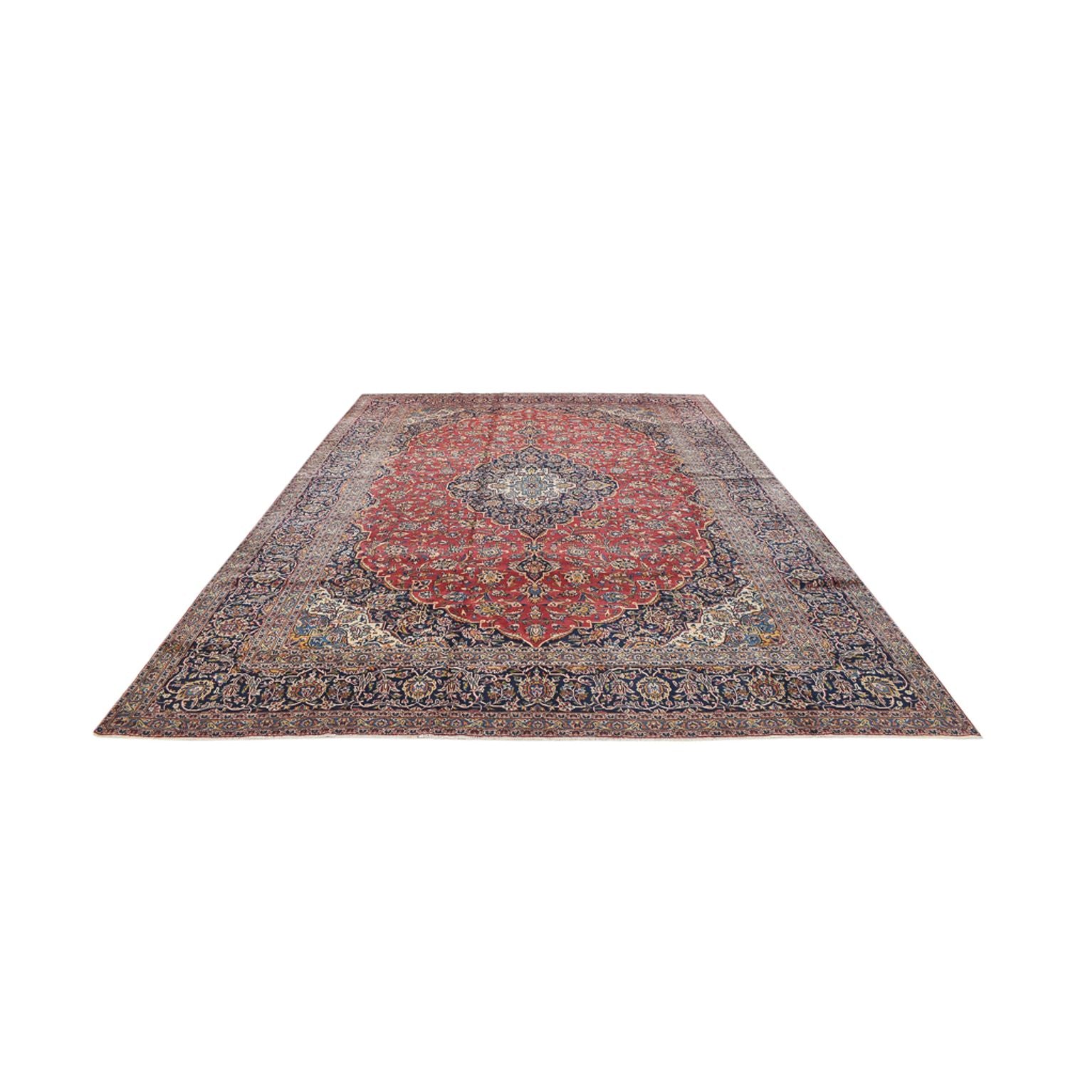 Perserteppich - Keshan - 452 x 310 cm - rot