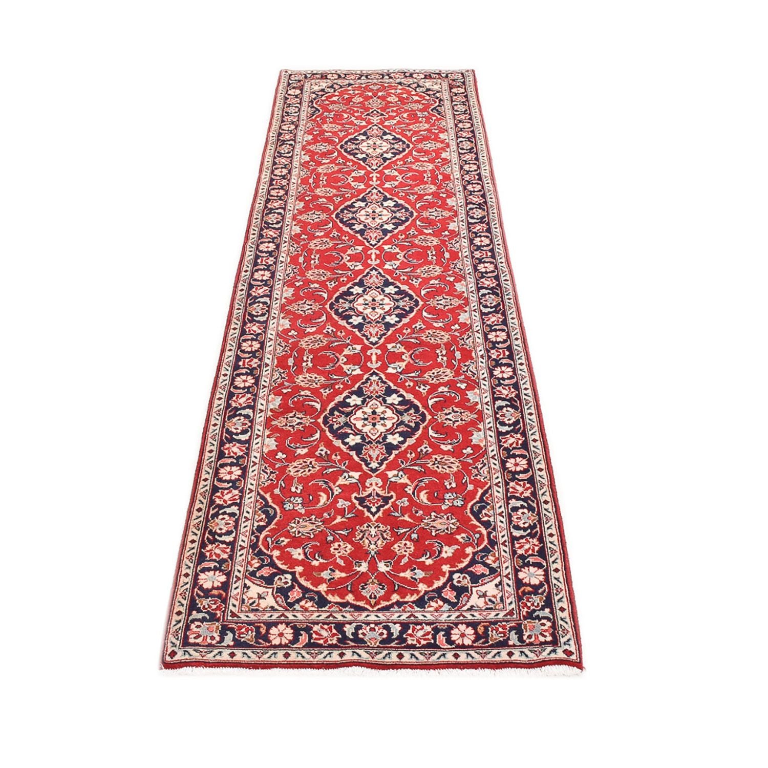 Läufer Perser - Keshan - 300 x 80 cm - rot