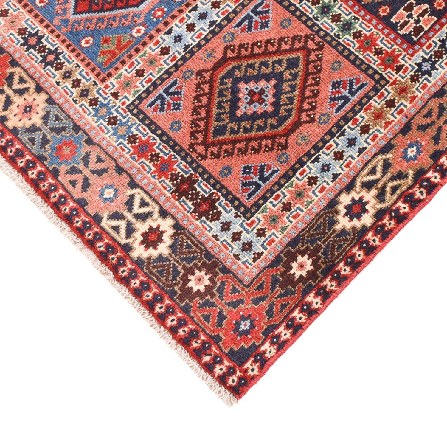 Perserteppich - Nomadic - 148 x 100 cm - mehrfarbig
