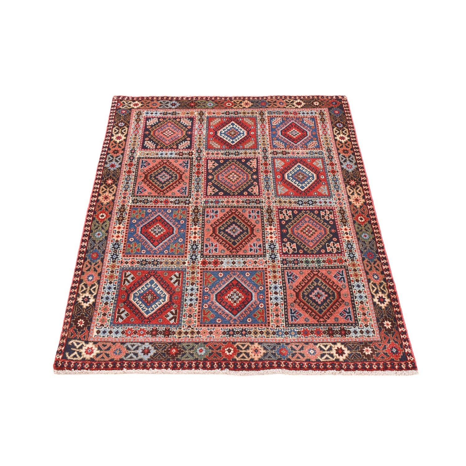 Perserteppich - Nomadic - 148 x 100 cm - mehrfarbig
