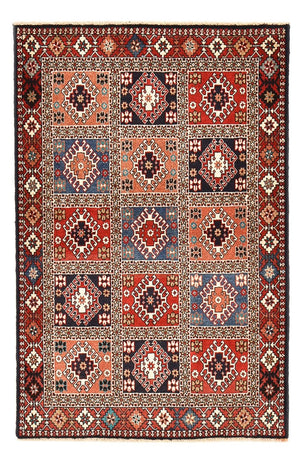 Perserteppich - Nomadic - 150 x 97 cm - mehrfarbig