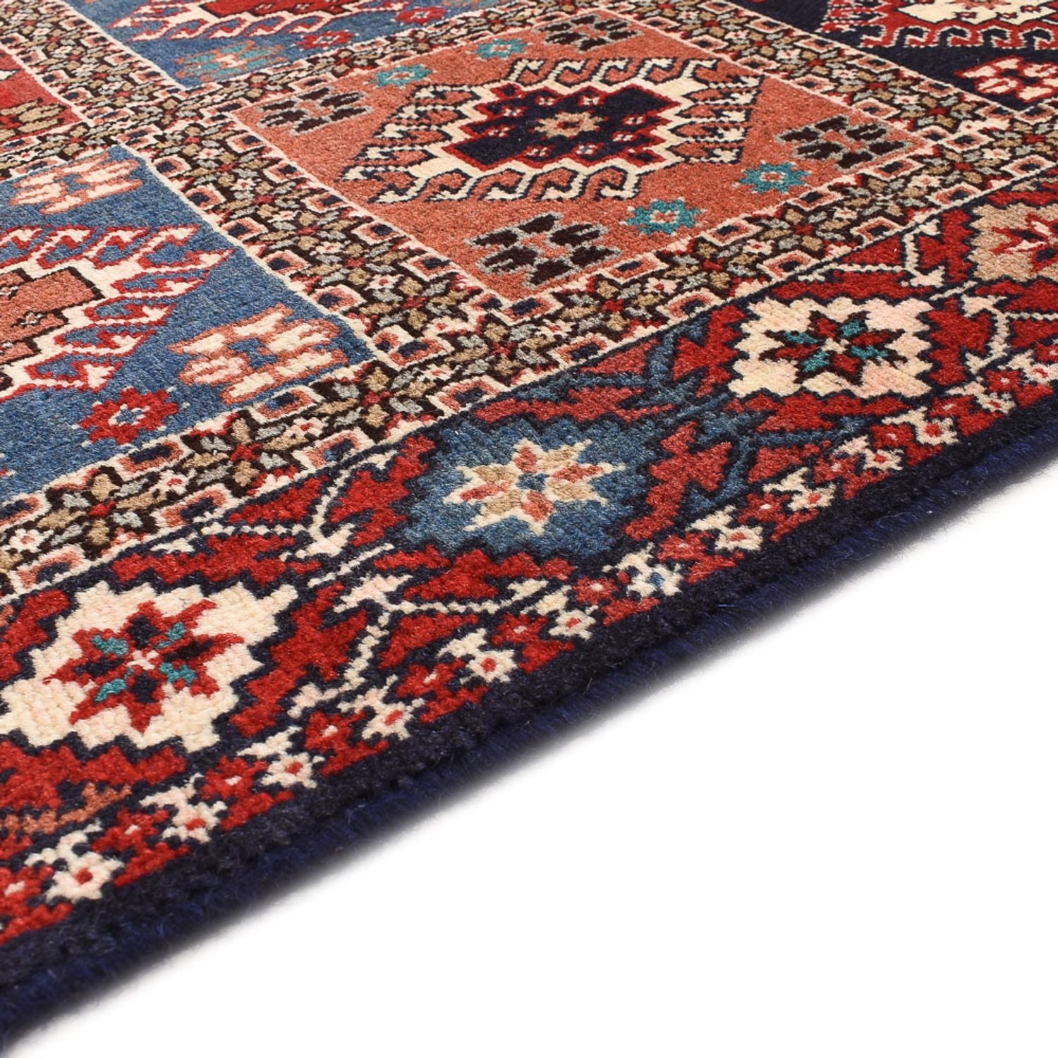 Perserteppich - Nomadic - 150 x 97 cm - mehrfarbig