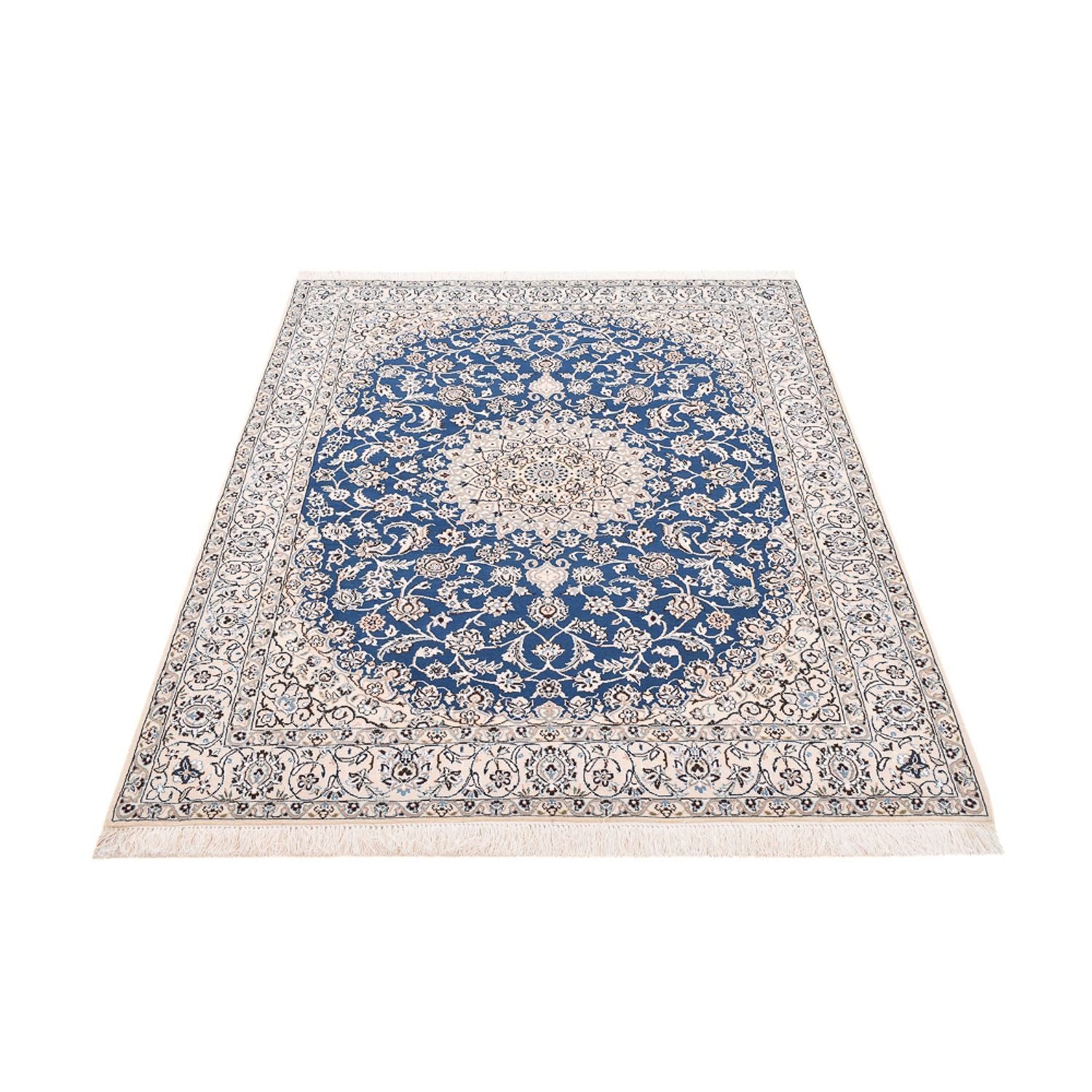 Perserteppich - Nain - Royal - 199 x 149 cm - blau