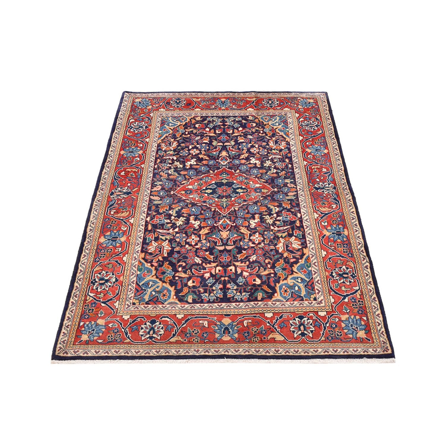Perserteppich - Nomadic - 170 x 110 cm - dunkelblau