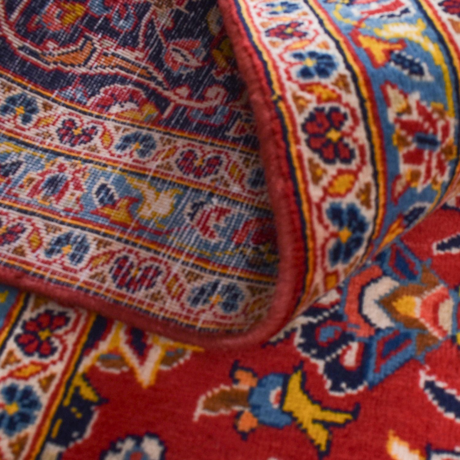Perserteppich - Keshan - 422 x 296 cm - rot