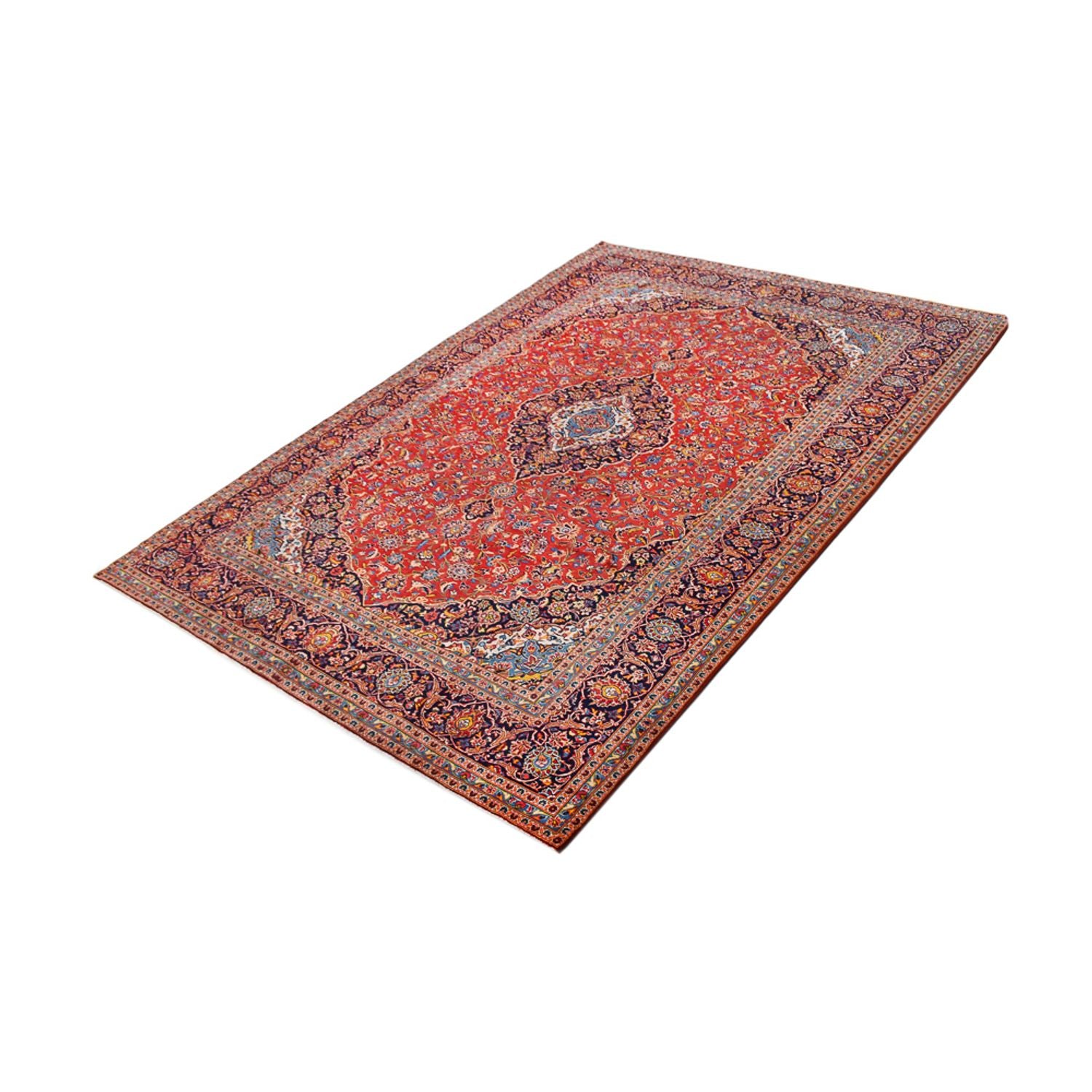Perserteppich - Keshan - 422 x 296 cm - rot