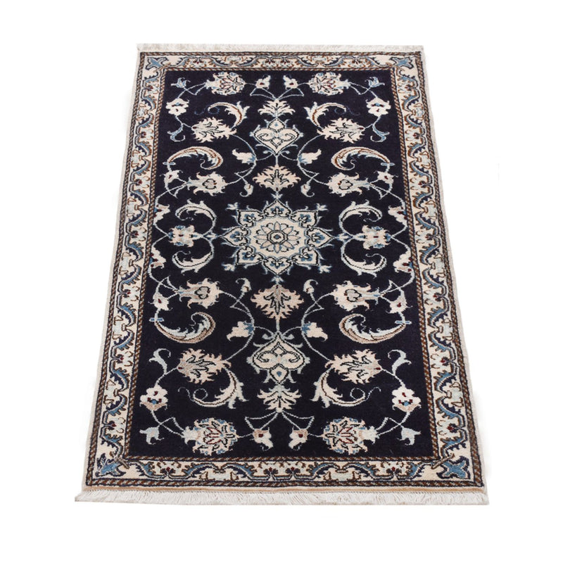 Perserteppich - Nain - 138 x 66 cm - dunkelblau