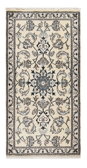Perserteppich - Nain - 138 x 67 cm - creme