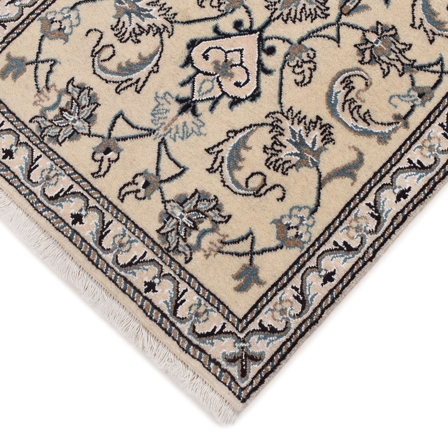 Perserteppich - Nain - 138 x 67 cm - creme