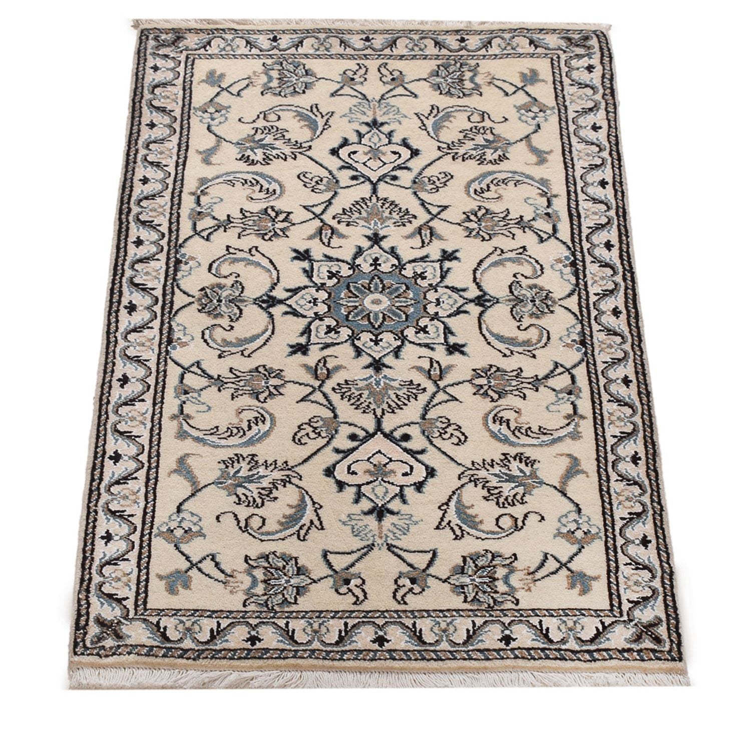 Perserteppich - Nain - 138 x 67 cm - creme