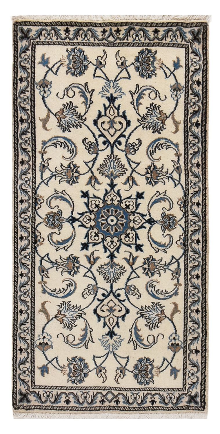Perserteppich - Nain - 136 x 68 cm - creme