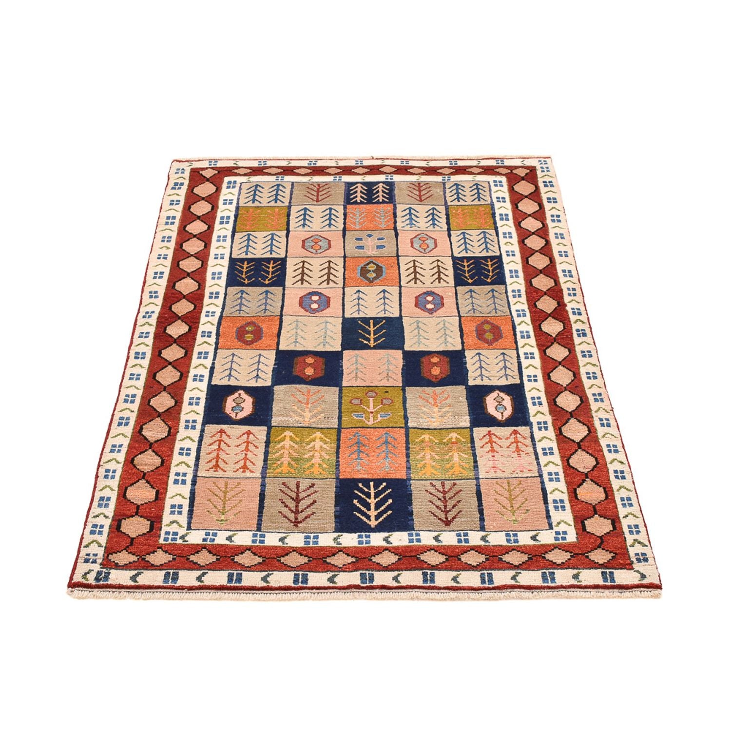 Gabbeh Teppich - Perser - 143 x 103 cm - mehrfarbig