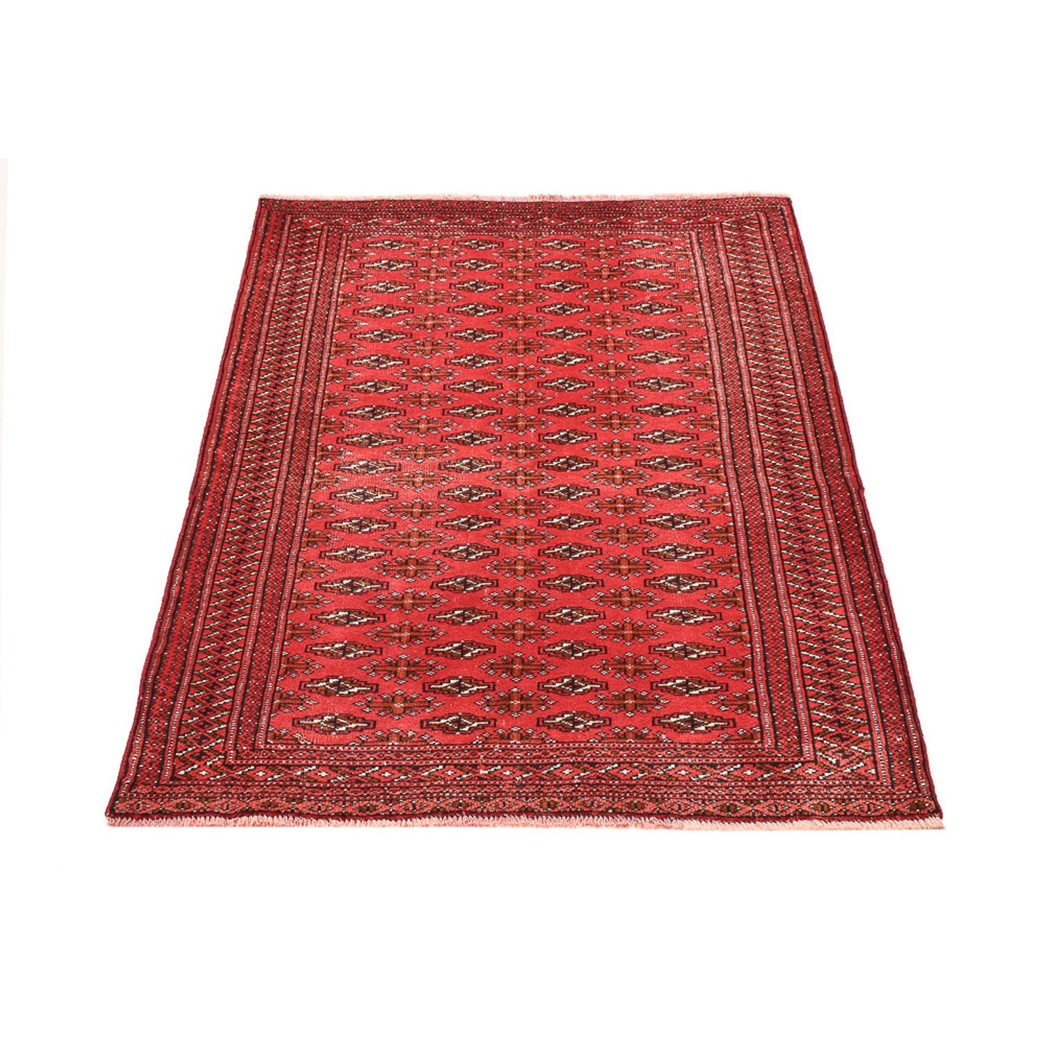 Turkaman Teppich - 138 x 98 cm - rot