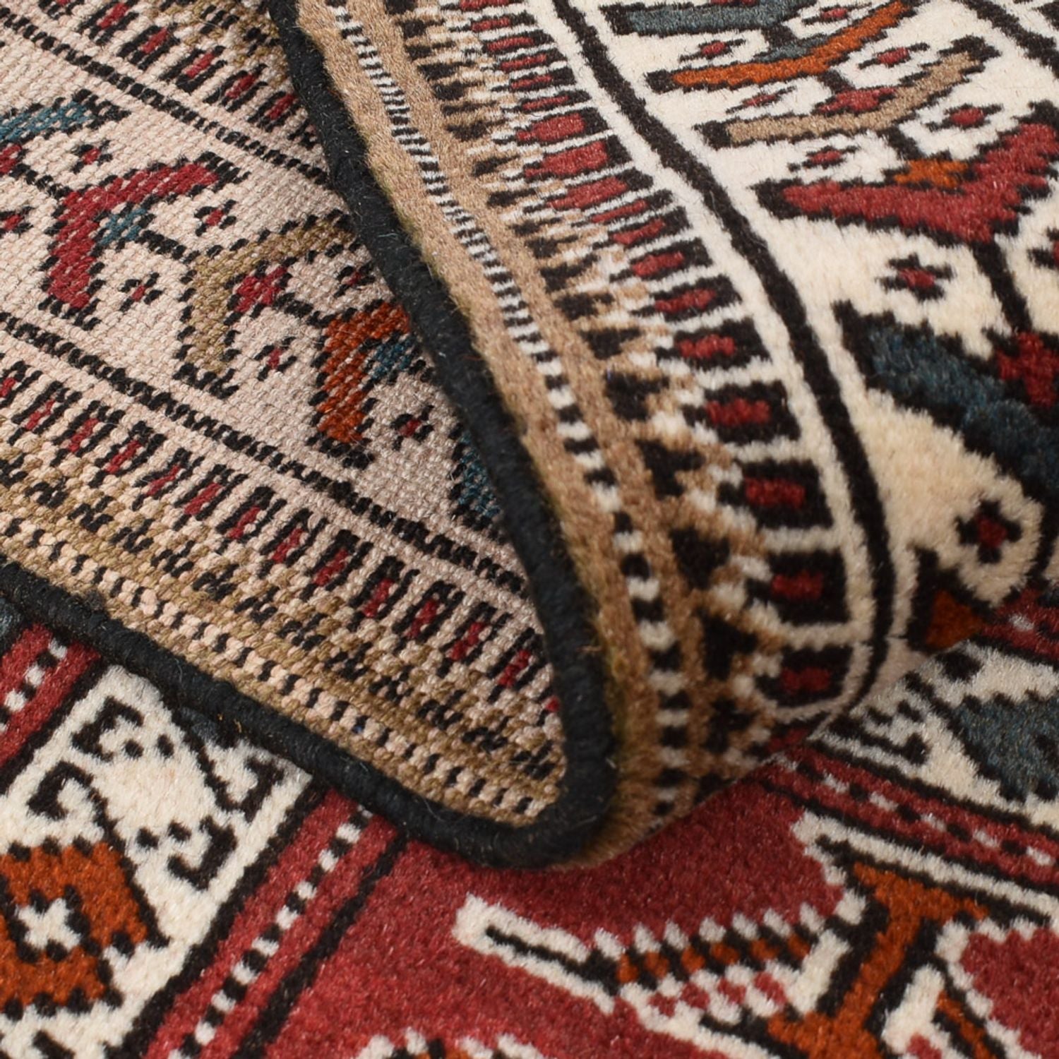 Läufer Turkaman - 186 x 76 cm - mehrfarbig