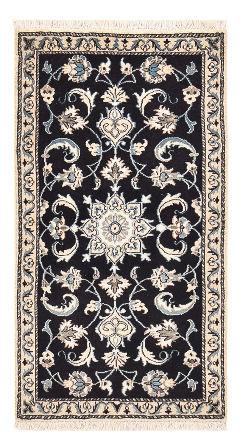 Perserteppich - Nain - 137 x 71 cm - dunkelblau