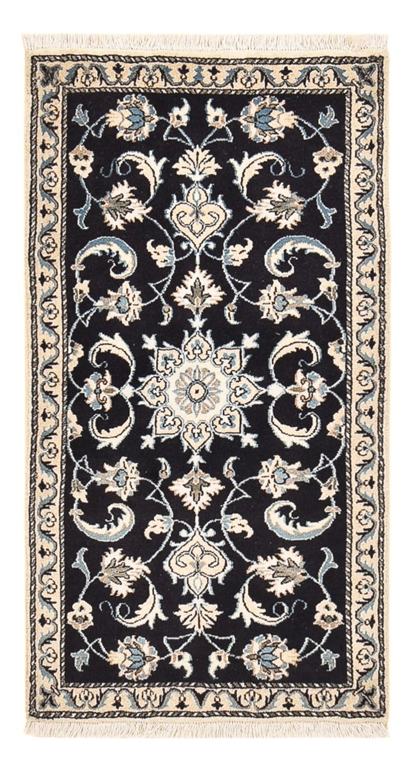 Perserteppich - Nain - 137 x 71 cm - dunkelblau