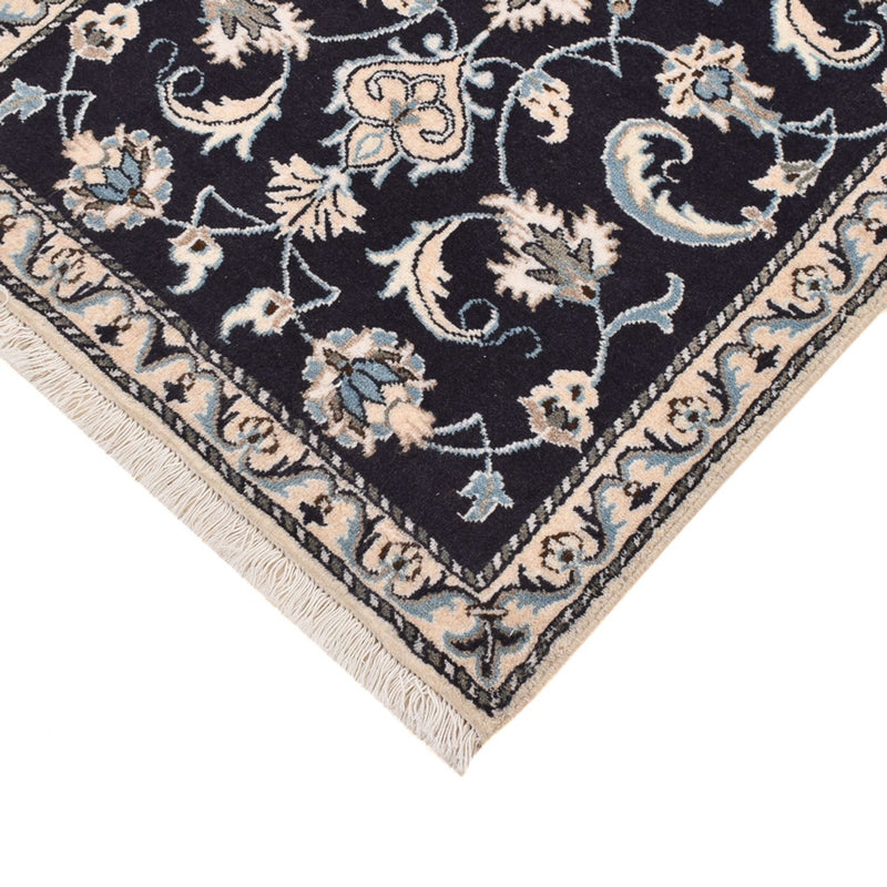 Perserteppich - Nain - 137 x 71 cm - dunkelblau
