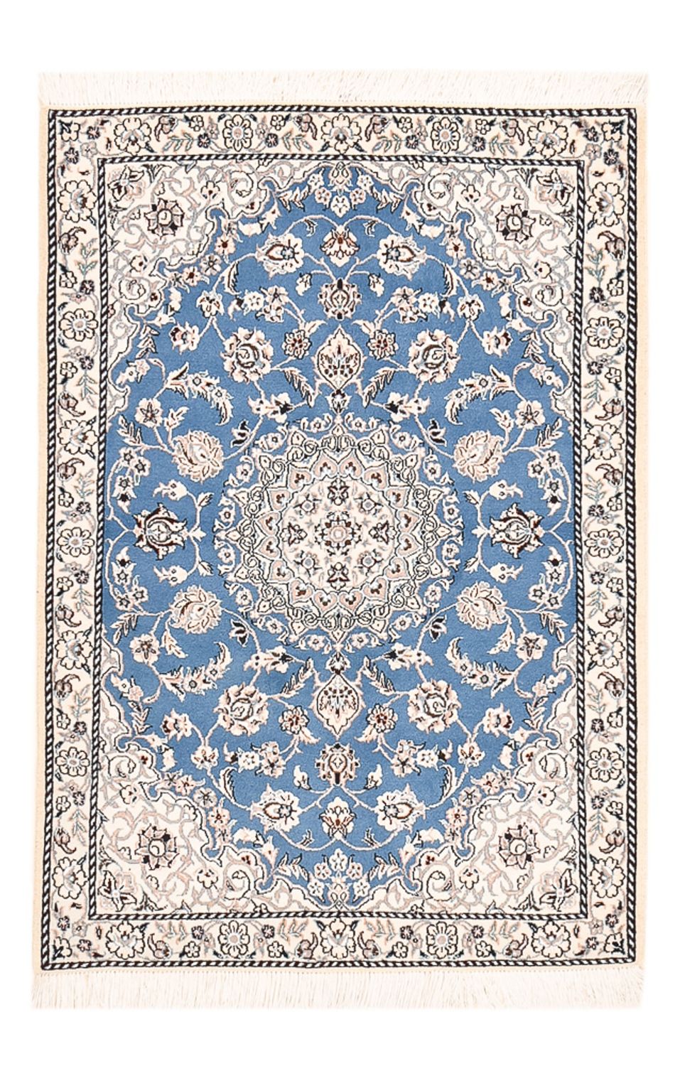Perserteppich - Nain - Royal - 127 x 90 cm - blau