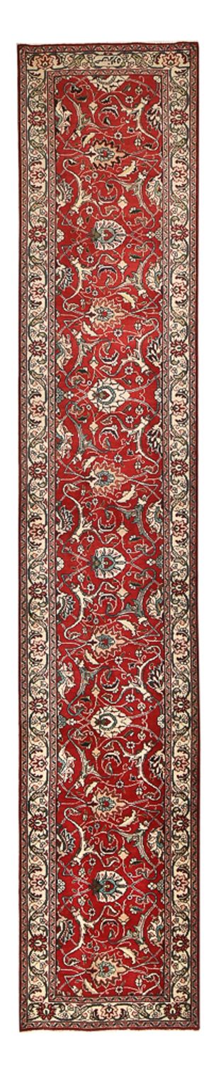 Läufer Perser - Täbriz - 458 x 81 cm - rot