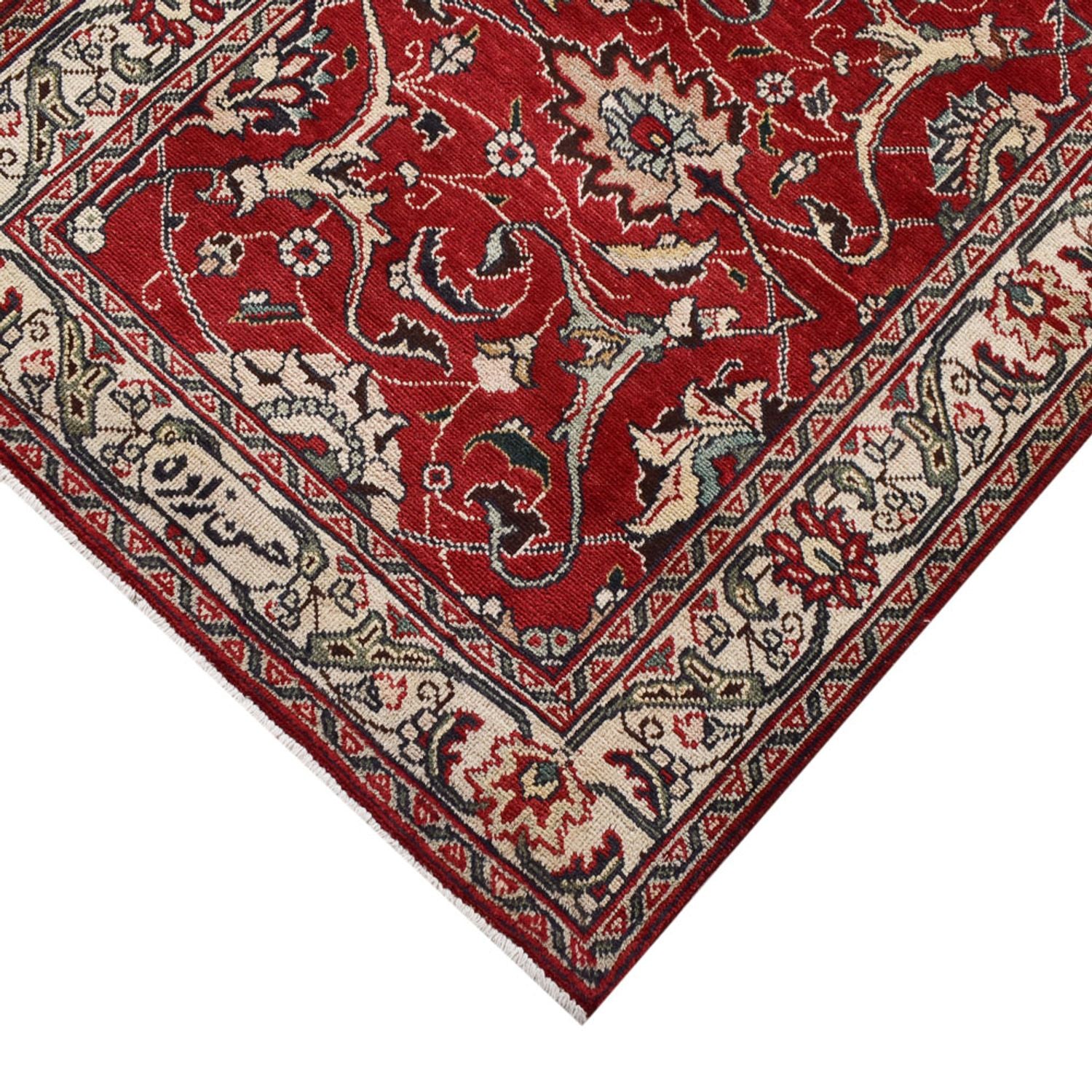 Läufer Perser - Täbriz - 458 x 81 cm - rot