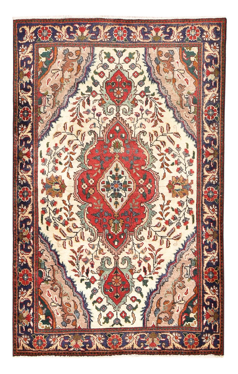 Perserteppich - Täbriz - 150 x 92 cm - mehrfarbig