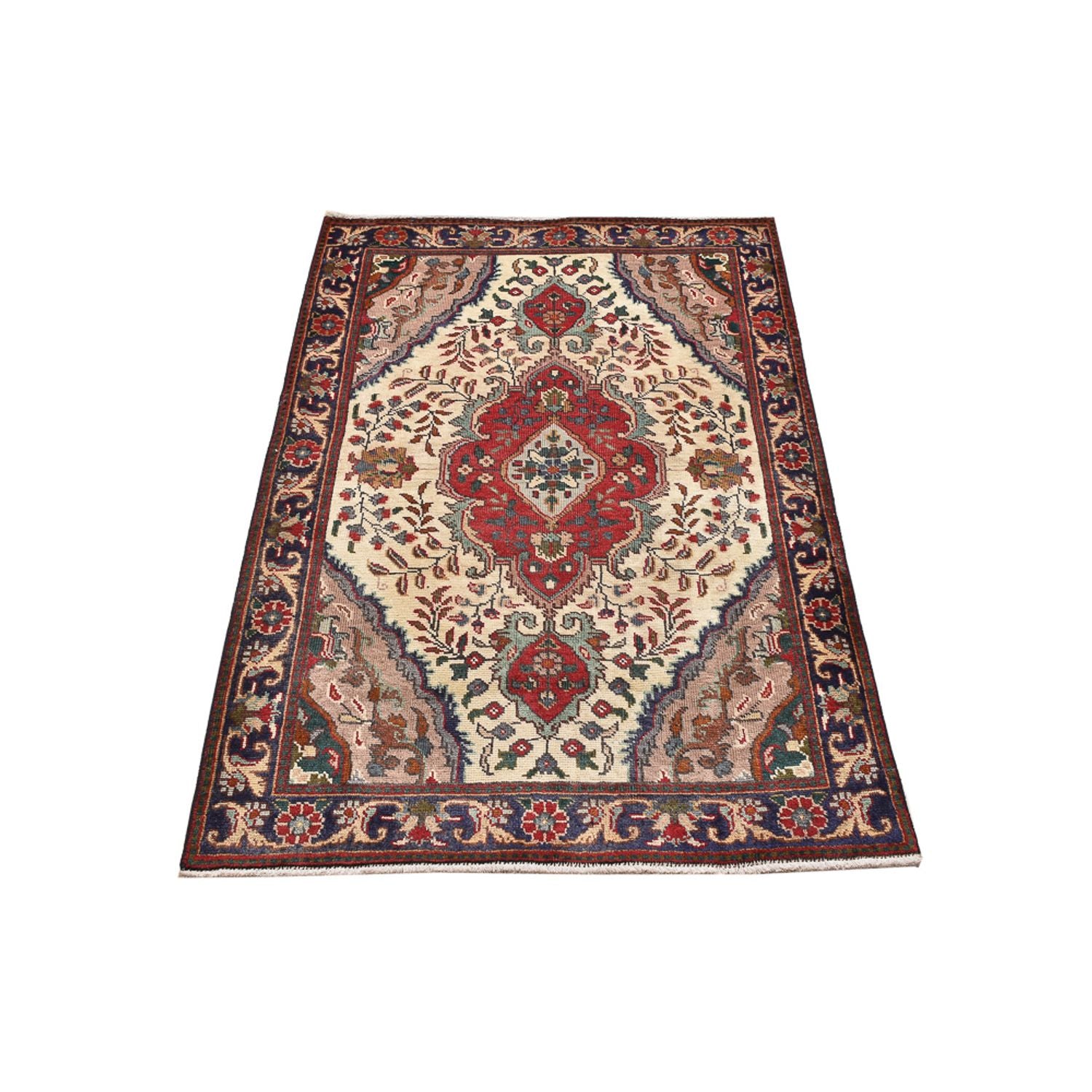 Perserteppich - Täbriz - 150 x 92 cm - mehrfarbig