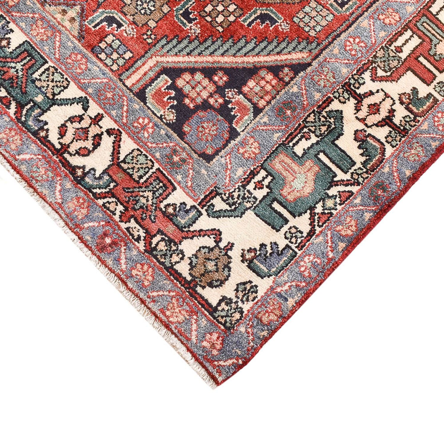 Perserteppich - Nomadic - 151 x 105 cm - rot
