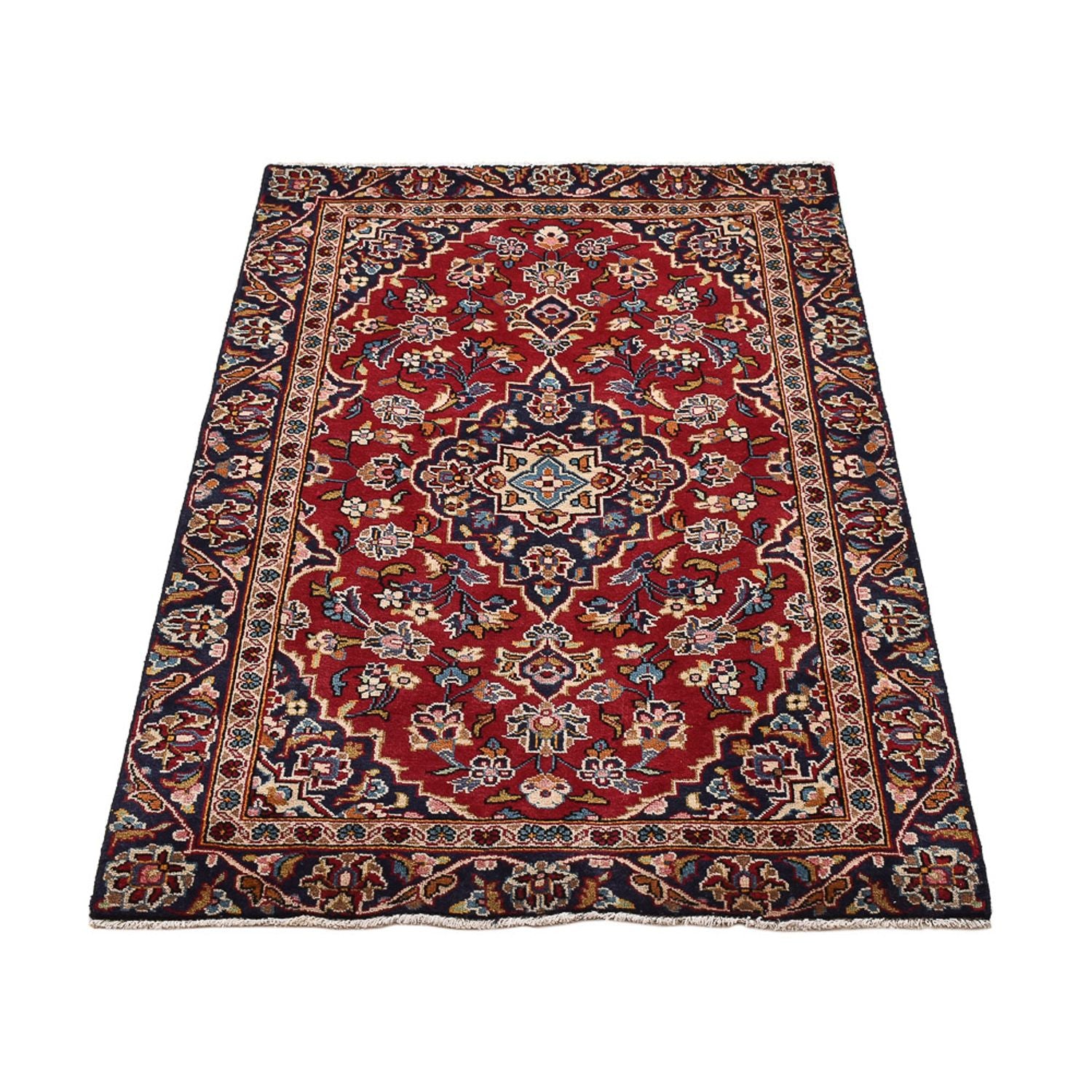 Perserteppich - Keshan - 142 x 88 cm - rot