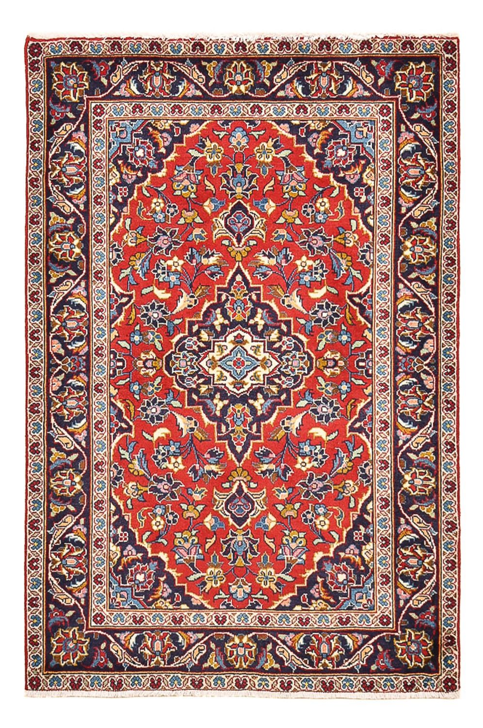 Perserteppich - Keshan - 150 x 100 cm - rot