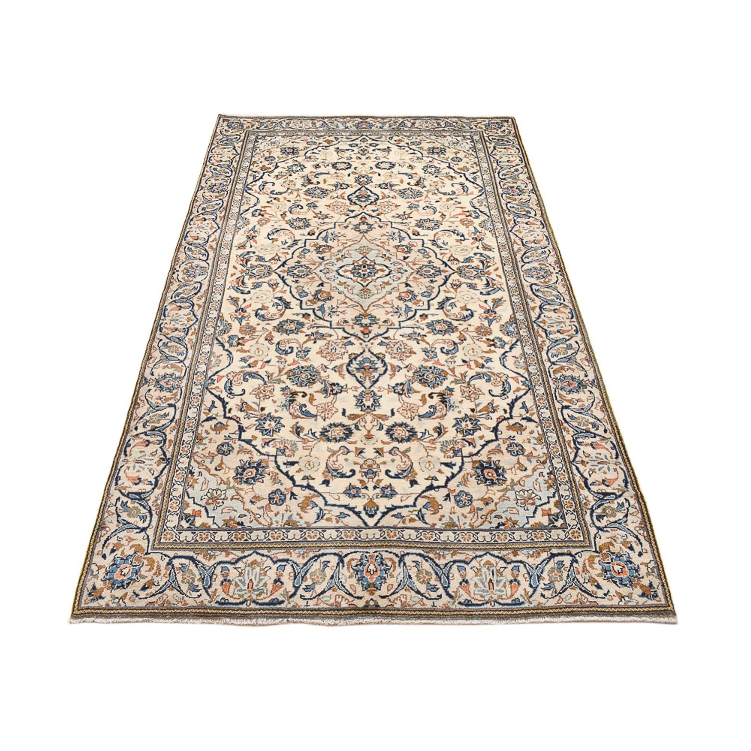 Perserteppich - Keshan - 248 x 133 cm - sand