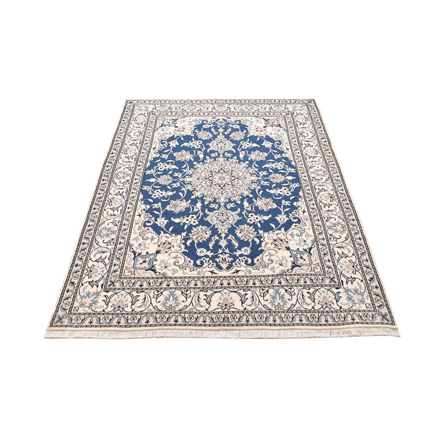 Perserteppich - Nain - 205 x 149 cm - blau
