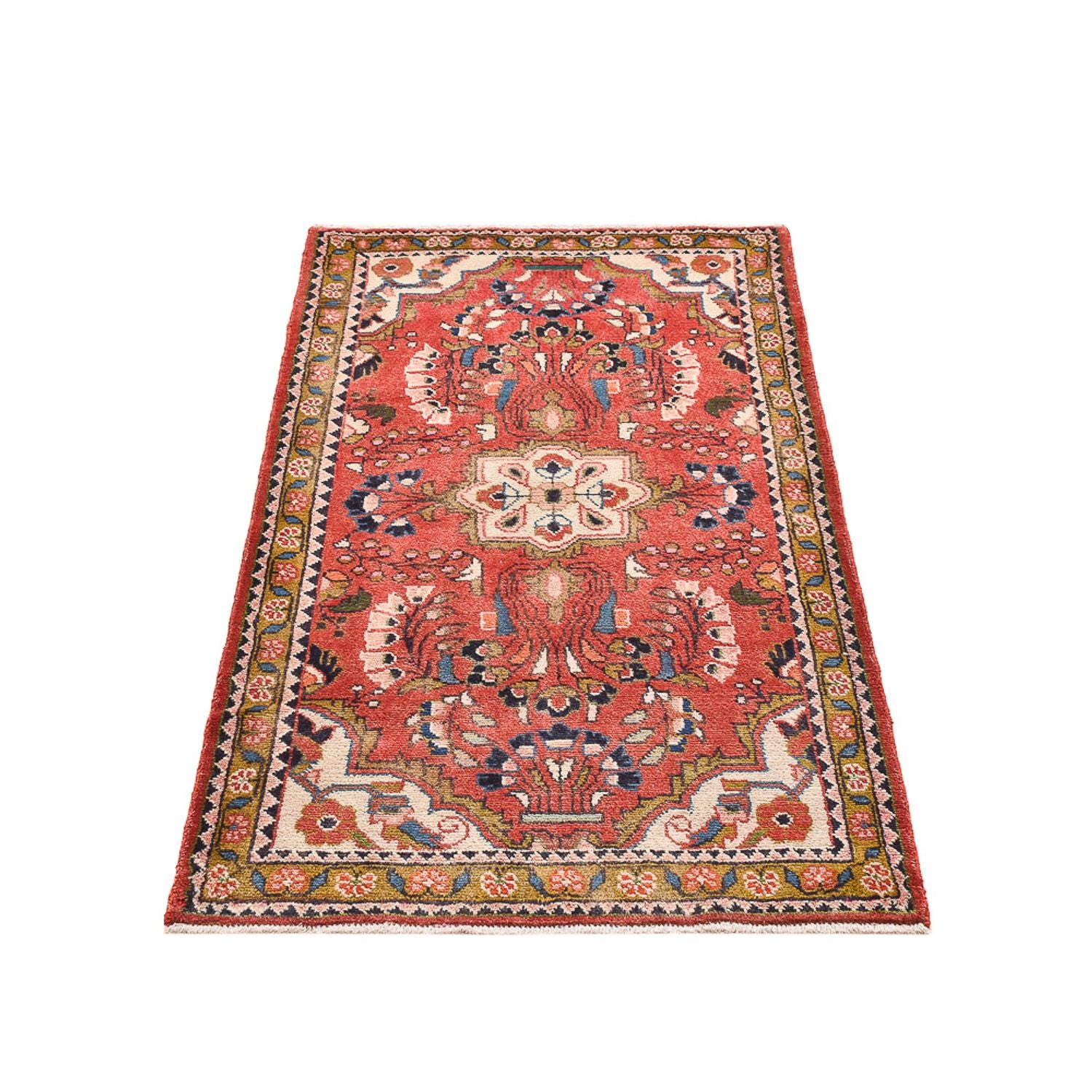 Perserteppich - Nomadic - 132 x 75 cm - hellrot