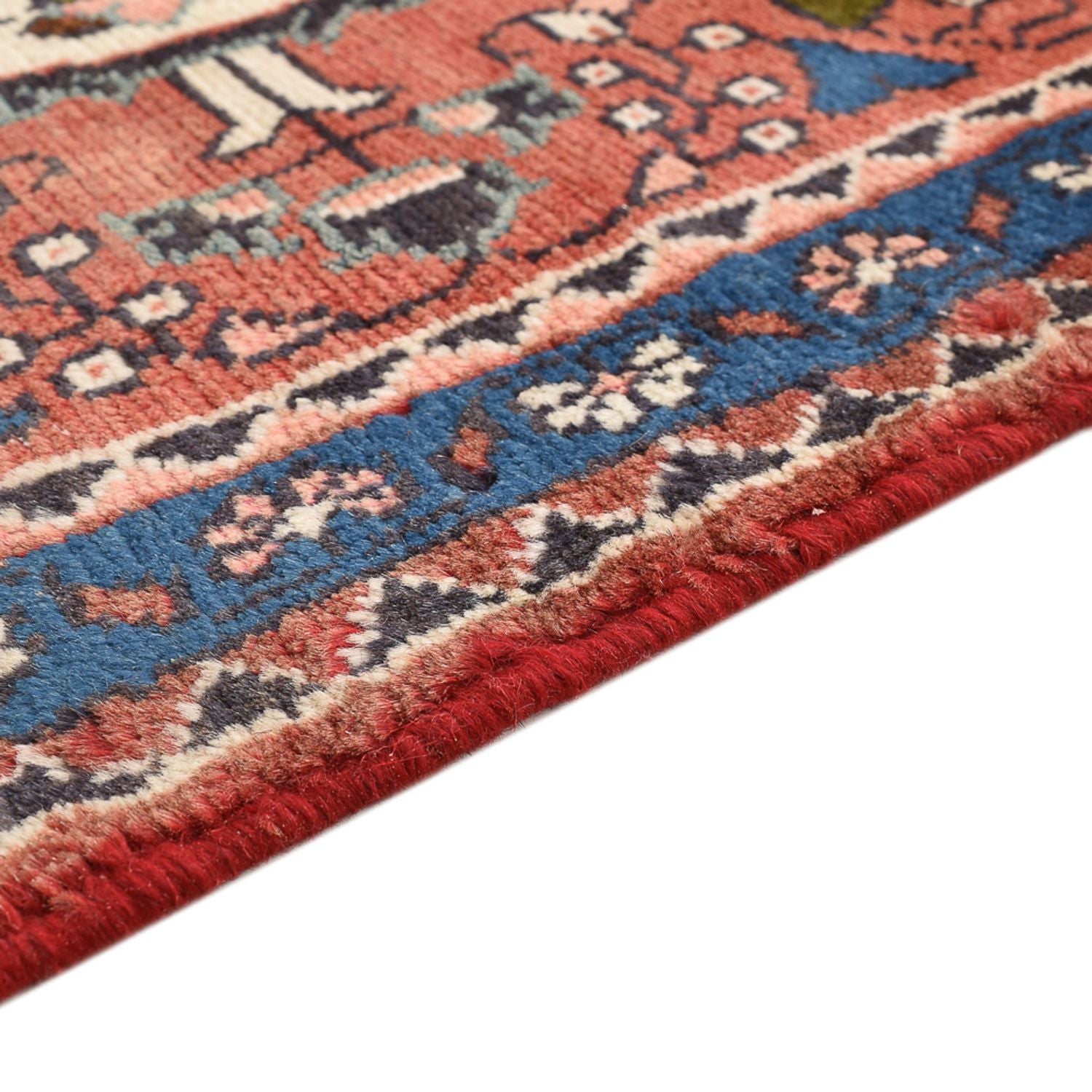 Perserteppich - Nomadic - 124 x 68 cm - rot