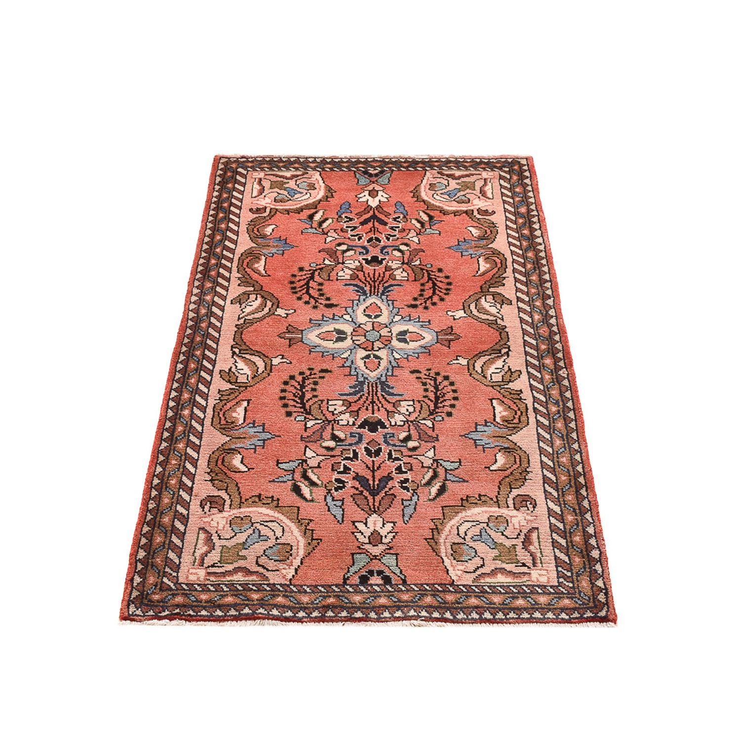 Perserteppich - Nomadic - 126 x 73 cm - rot