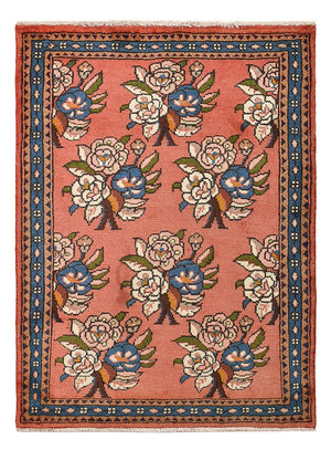 Perserteppich - Nomadic - 110 x 79 cm - hellrot