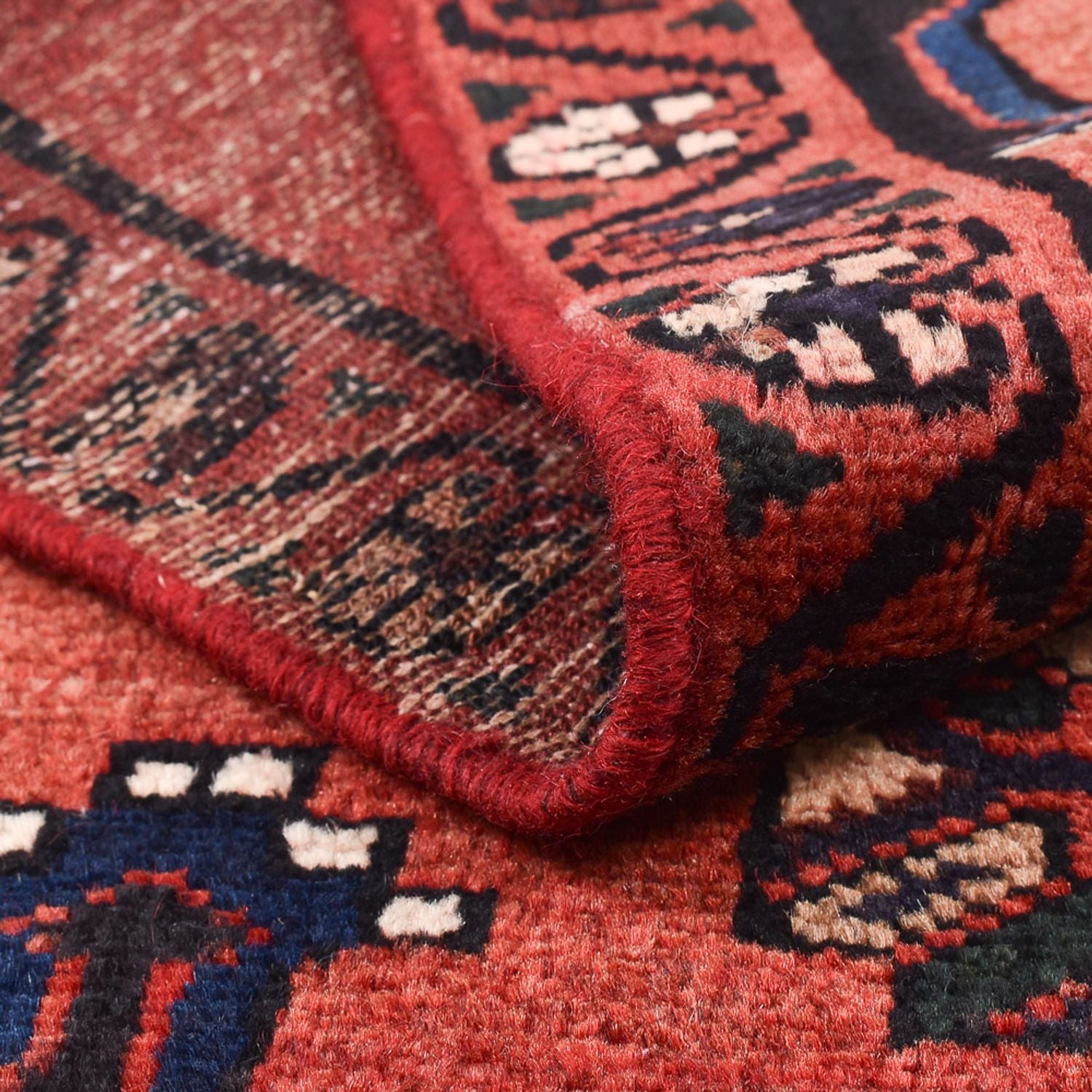 Perserteppich - Nomadic - 127 x 77 cm - hellrot