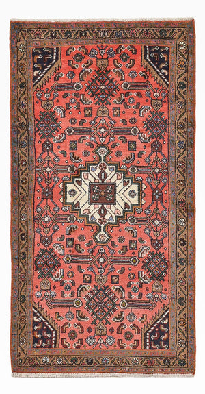 Perserteppich - Nomadic - 155 x 81 cm - hellrot