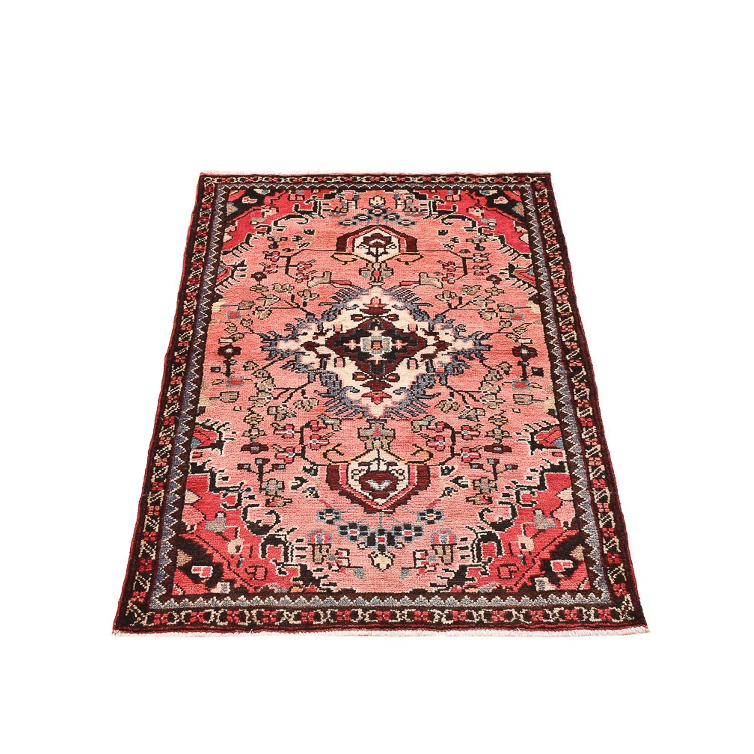 Perserteppich - Nomadic - 123 x 80 cm - hellrot