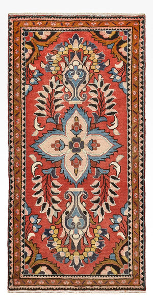 Perserteppich - Nomadic - 135 x 66 cm - mehrfarbig