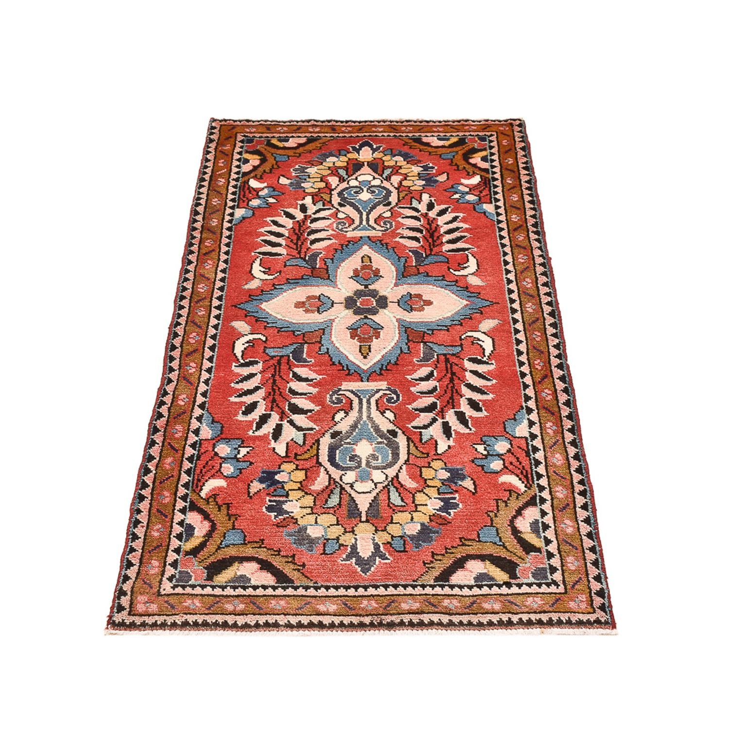 Perserteppich - Nomadic - 135 x 66 cm - mehrfarbig