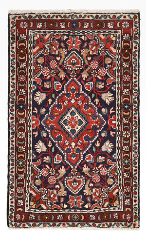 Perserteppich - Nomadic - 93 x 54 cm - dunkelrot