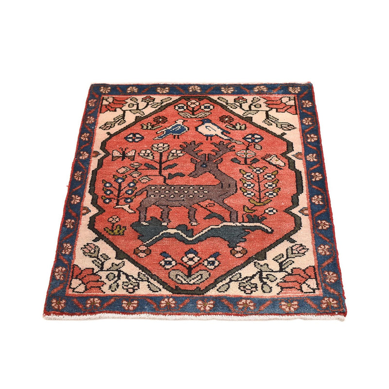 Perserteppich - Nomadic - 92 x 67 cm - hellrot