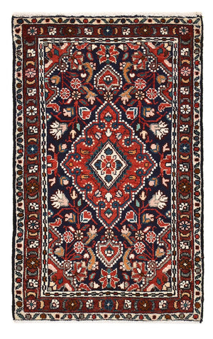 Perserteppich - Nomadic - 90 x 53 cm - dunkelrot