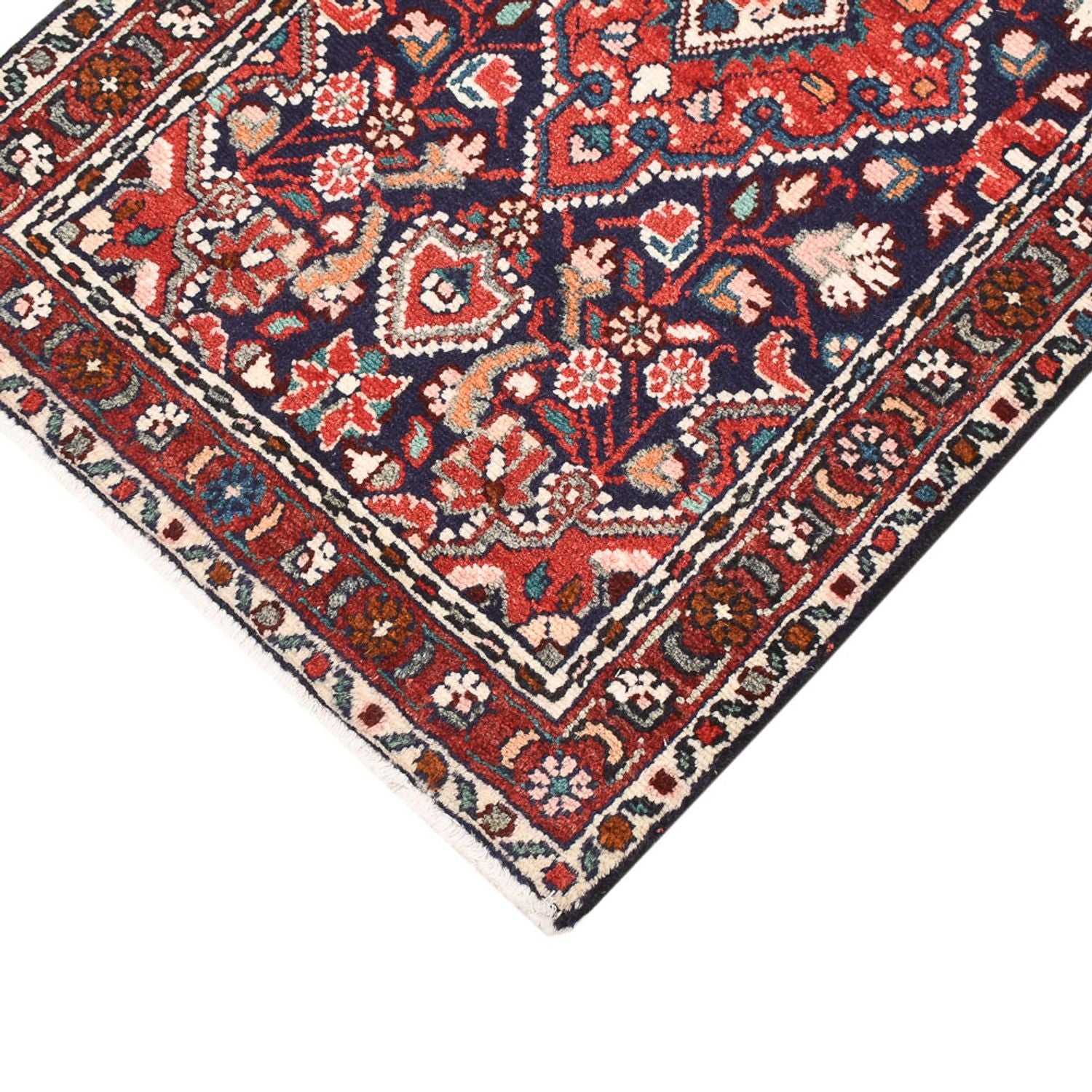 Perserteppich - Nomadic - 90 x 53 cm - dunkelrot