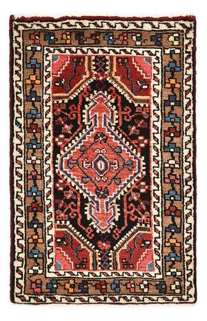 Perserteppich - Nomadic - 83 x 52 cm - hellrot