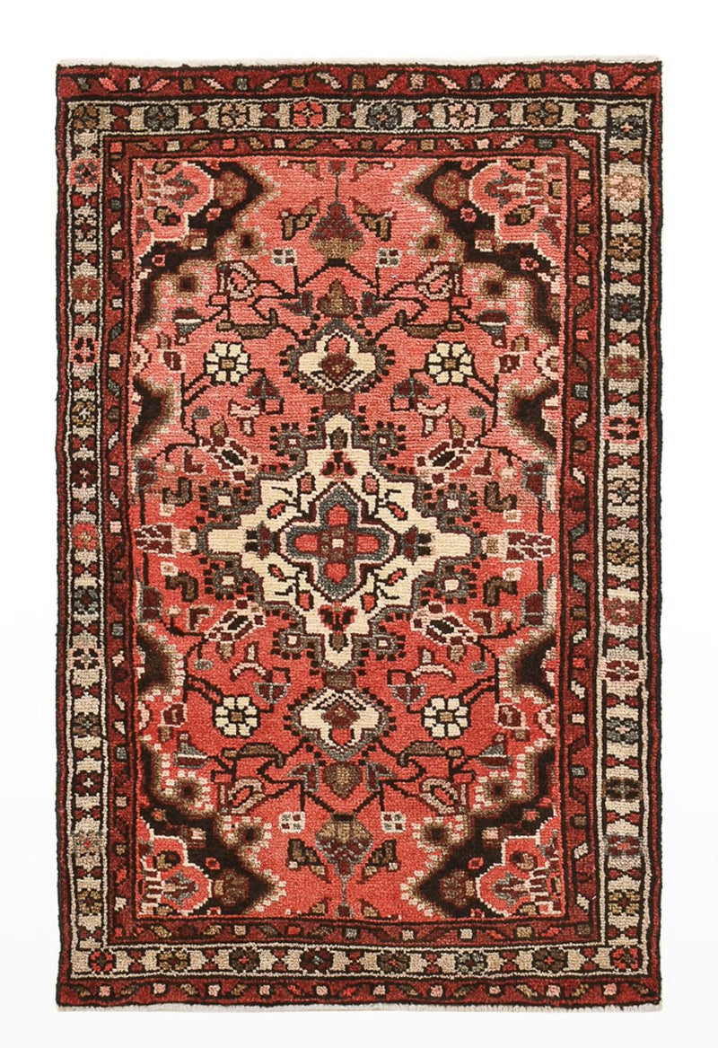 Perserteppich - Nomadic - 100 x 62 cm - hellrot